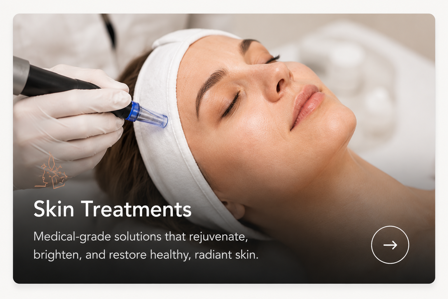 HydraFacial deep cleansing treatment